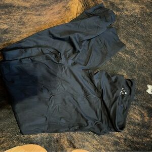 Athletic black joggers